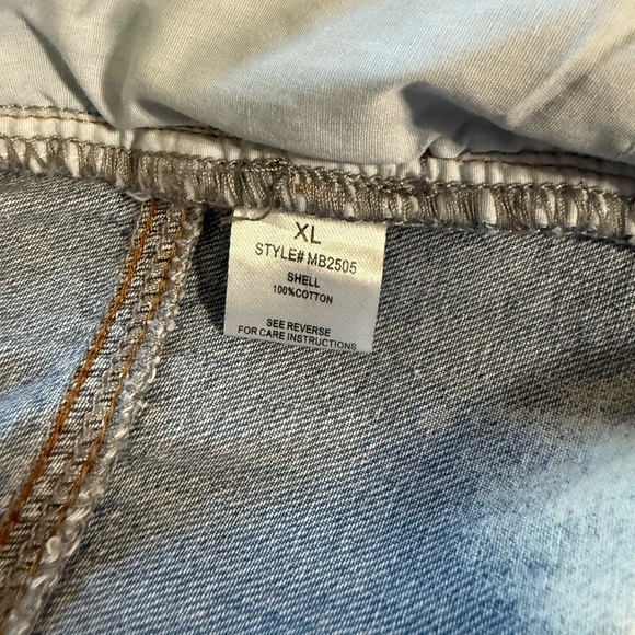 Oli & Hali Bleach Splatter Wide Leg Pleated Side Jeans - XL - EUC - Picture 8 of 16